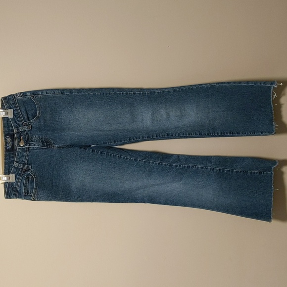 Angels Stretchy Low-rise Bootcut Blue Size 1 Women's Jeans - Picture 1 of 8